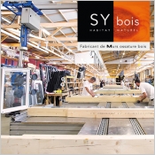 La façade ossature bois, une maîtrise industrielle chez SYbois