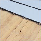 Pattes de fixations pour toiture Zinc  joint debout - Pattes fixes et coulissantes 