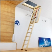 Escalier escamotable LWT super thermo-isolant, particulirement adapt aux maisons passives