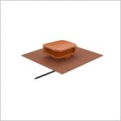 Terminal de ventilation Valetis ocre D160mm rf 172082 UBBINK - Terminal de ventilation ubbink