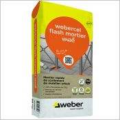 Webercel flash mortier enaé - Mortier de scellement mobiliers urbains