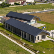 Un nouveau visage pour la mairie de Boisseaux grâce à l'ardoise naturelle