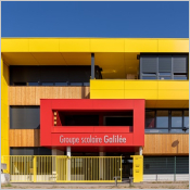 Rénovation du groupe scolaire Galilée : des panneaux HPL robustes et biosourcés pensés pour durer