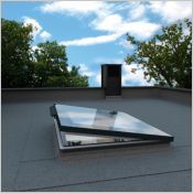 Fenêtre plane pour toits plats