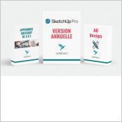 Pack SketchUp, AD Design et Apprendre SketchUp de A à Z - Logiciel 3d et e-learning