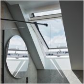 Fenêtre rotation FTW-V P50 - Fenêtre rotation en bois et alu ral7016 