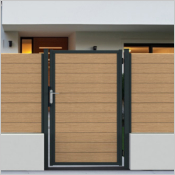 AXIS LINE, un nouveau concert de cl&ocirc;tures et portillons coordonn&eacute;s avec remplissage bois&hellip;