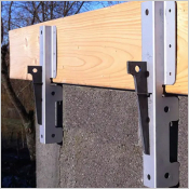 Sabot de coffrage rapide et réutilisable pour dalle béton