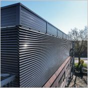 DucoWall Screening Acoustic - Bardage à ventelles filantes