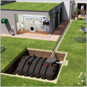 Cuve plate pour la gestion de l'eau de pluie - Cuves enterrées