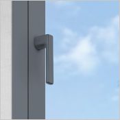 Kompakt HOPPE &ndash; design &eacute;pur&eacute; et minimaliste sans embase - Poign&eacute;e de fen&ecirc;tre