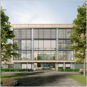 Protection solaire pour mur-rideau - Stores toile extérieurs et bso