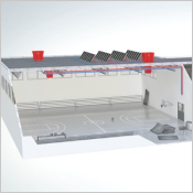 Une solution performante pour le traitement d'air des salles de sport, d'escalade et de padel