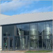 Panneau sandwich de toiture laine de roche JI Vulcasteel Roof 37-500 par JORIS IDE
