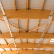 Plateau de toiture acoustique JI 160-600 DK Perfo pour procédé SilentRoof par JORIS IDE