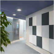 Plafonds acoustiques color&eacute;s, Akutex&trade; FT et Texona&trade; allient design et confort sonore