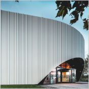 &Eacute;l&eacute;ment de fa&ccedil;ade - Profil sinus aluminium extrud&eacute; PREFA - Profil extrud&eacute; - profil sinus