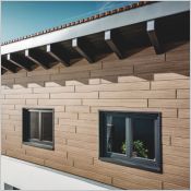 &Eacute;l&eacute;ment de fa&ccedil;ade - Coloris bois PREFA - Aluminium
