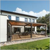 Pergola bioclimatique en aluminium - Pergola aluminium bioclimatique