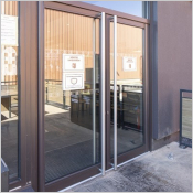 Porte soudée Alu DSX 190 Grand Trafic - Idéale pour les halls d'entrée d'erp