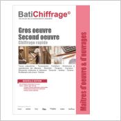 Bibliothèque de prix gros oeuvre et second oeuvre - Spécial maîtres d'oeuvre et d'ouvrages - Bordereau de chiffrage rapide