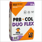 PRB Col Duo Flex - Mortier colle fibr&eacute; am&eacute;lior&eacute; d&eacute;formable