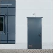 Bloc-porte métallique technique anti-effraction CR2