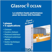 Glasroc® H Ocean : la solution haute performance pour les locaux très humides