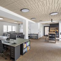 Plafonds acoustiques laine de bois : 15 nouveaux systèmes dévoilés