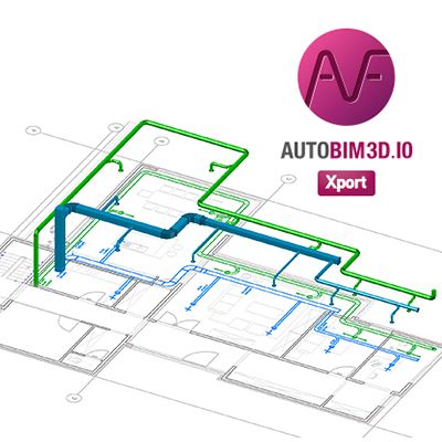 AUTOBIM3D Xport - Dessin de rseaux 3d cvc et export ifc