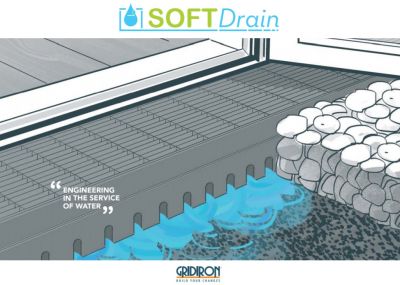 Soft drain - Caniveau pour terrasses