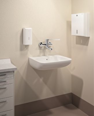 Mitigeur mcanique squentiel de lavabo - Mural  bec orientable