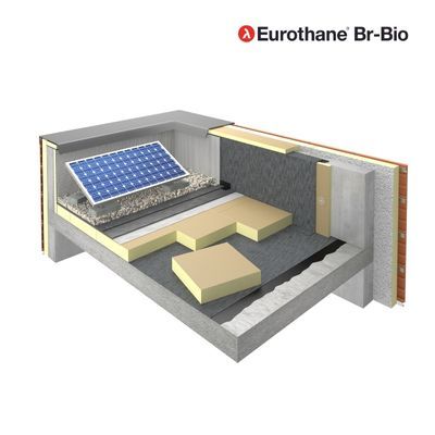 Eurothane Br-Bio - Panneau support d'tanchit toit plat