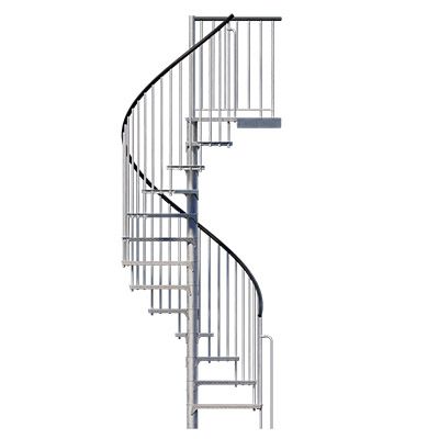 Escalier extrieur colimaon - Escalier spirano galva