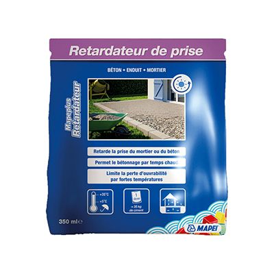 Retardateur de prise pour mortiers et btons MAPEPLUS RETARDATEUR