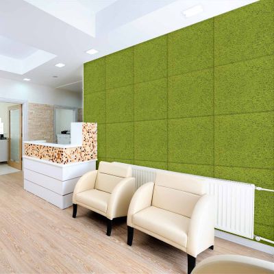 Gamme Knauf Organic Colors - Mur & plafond accoustique laine de bois