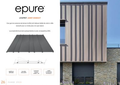 EPURE - Bardage architectural en acier