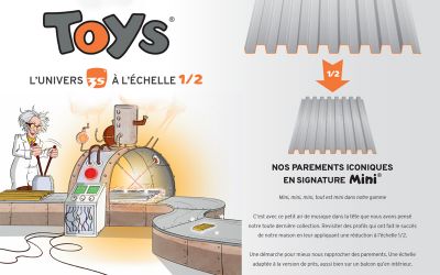 Toys  - Bardage architectural en acier