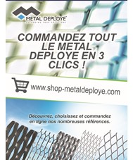 Boutique en ligne Metal Deploye - Metal deploye acier, alu, inox