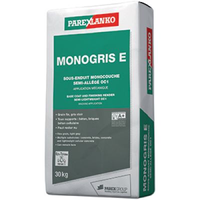 MONOGRIS E - Sous-enduit monocouche semi-allégé