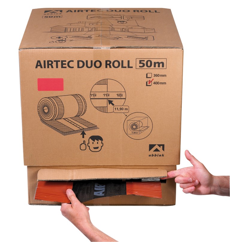 AIRTEC Duo Roll - Carton closoir de faîtage 