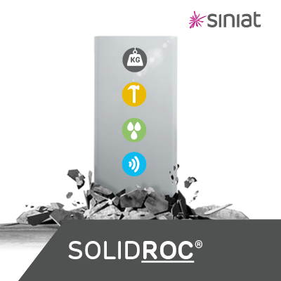 Siniat - SOLIDROC - Plaque de plâtre 