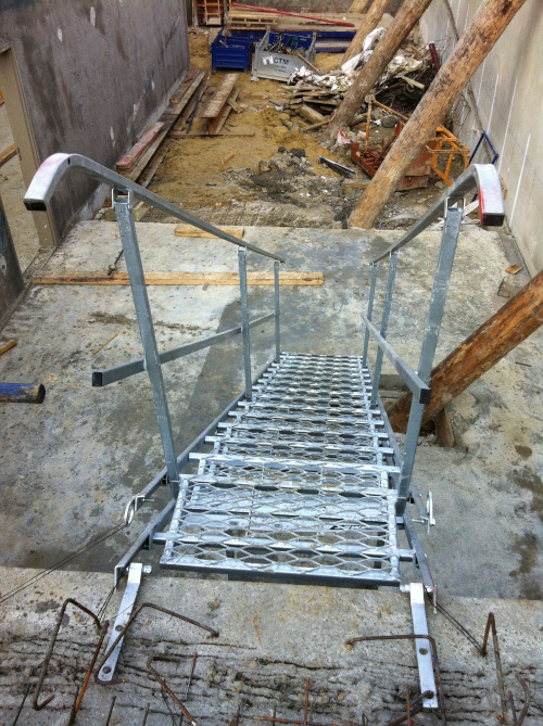 Escalier de chantier - Escalier modulaire d'accès provisoire