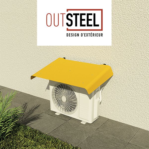 Cover Outsteel - Cache pompe à chaleur et climatisation