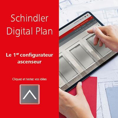 Schindler Digital Plan - Concevez votre ascenseur idéal !