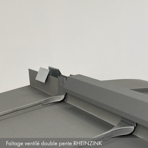 Système de ventilation linéaire Rheinzink - Profilés façonnés en zinc