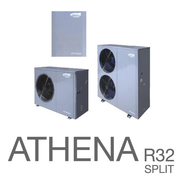 POMPE A CHALEUR AIR/EAU ATHENA R32 monobloc ,bi bloc et monobloc intérieur (gamme invisible) - Pompe à chaleur air-eau