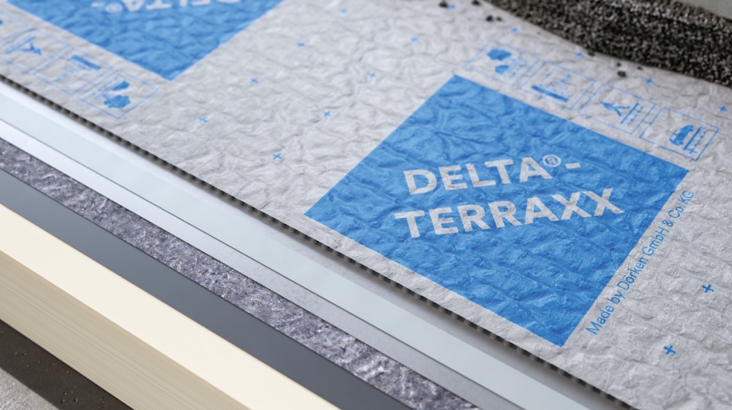 Géocomposite drainant Delta-Terraxx - Drainage de toiture-terrasse accessible
