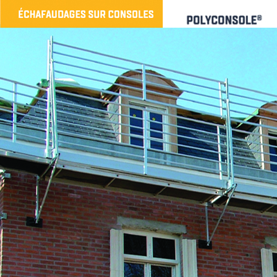 Garde-corps temporaires pour toitures - Polyconsole