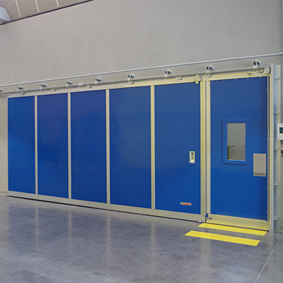Portes coulissantes D.A.S. de parking